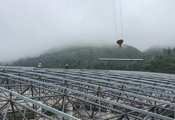 九台网架施工